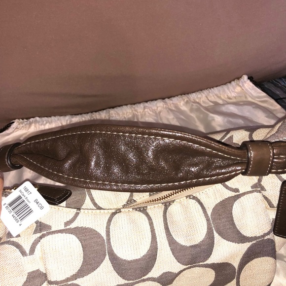 Authentic Coach Rare Kristin Linen Bag Style #16817 - Picture 10 of 15